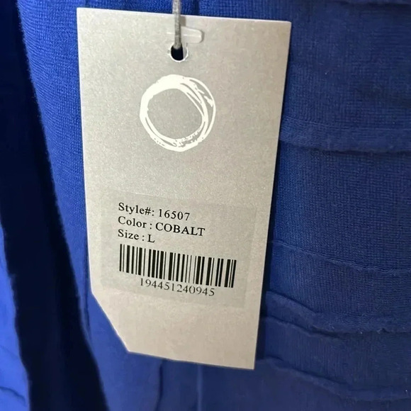 HABITAT. Linen blend,Faux wrap top,tunic,Pullover,cowl neck,loose,PTP 22”   NWT - Picture 8 of 15